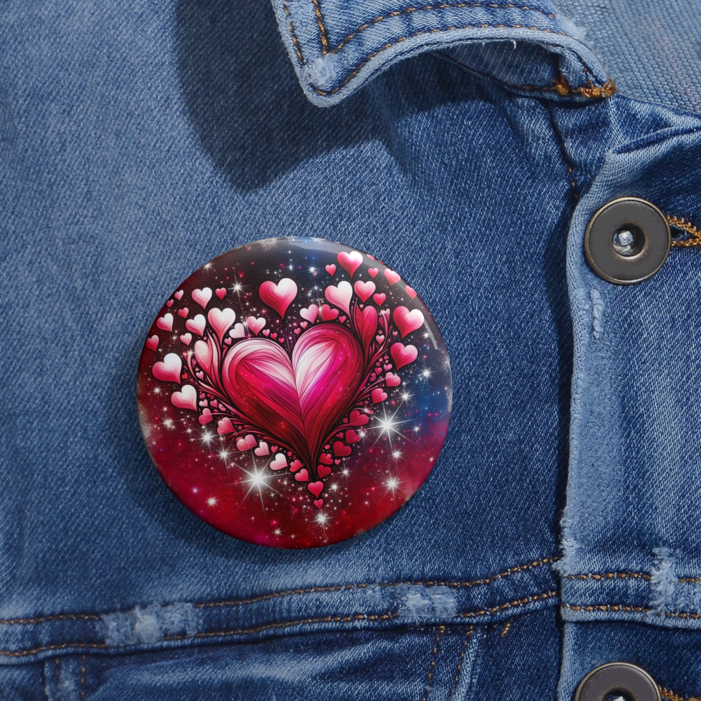 All Love Custom Pin Buttons