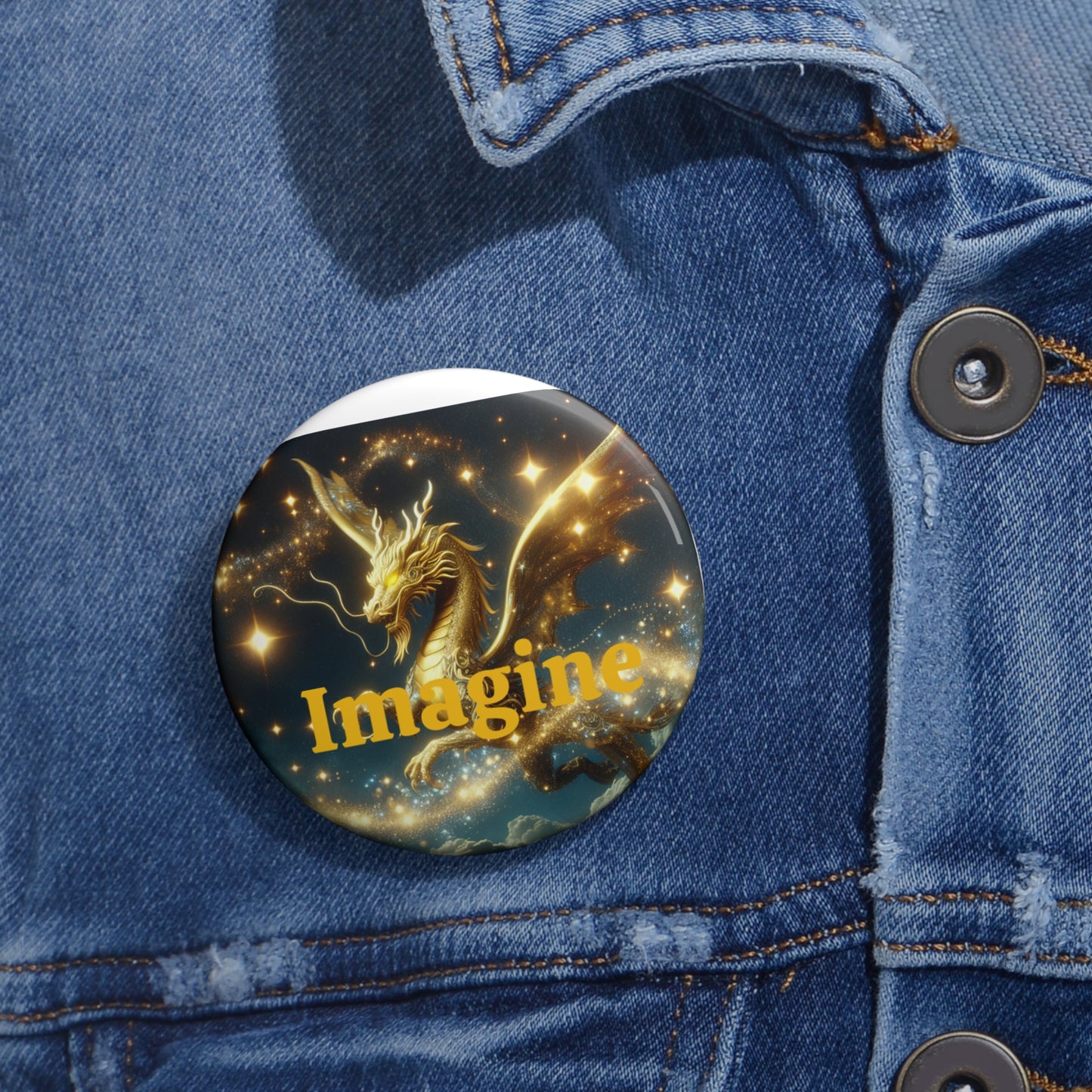 Imagine Dragon Custom Pin Buttons