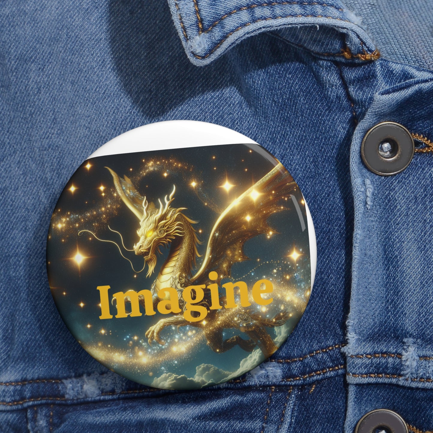 Imagine Dragon Custom Pin Buttons