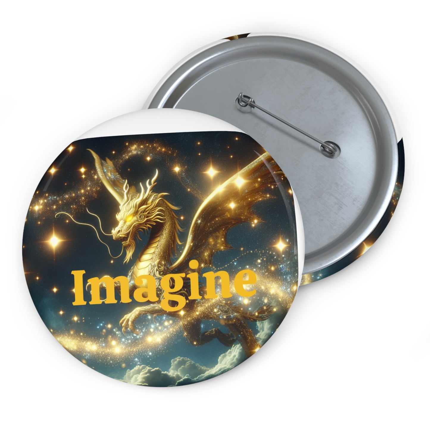 Imagine Dragon Custom Pin Buttons