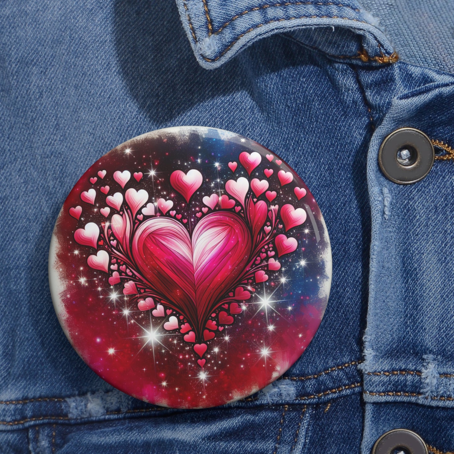 All Love Custom Pin Buttons