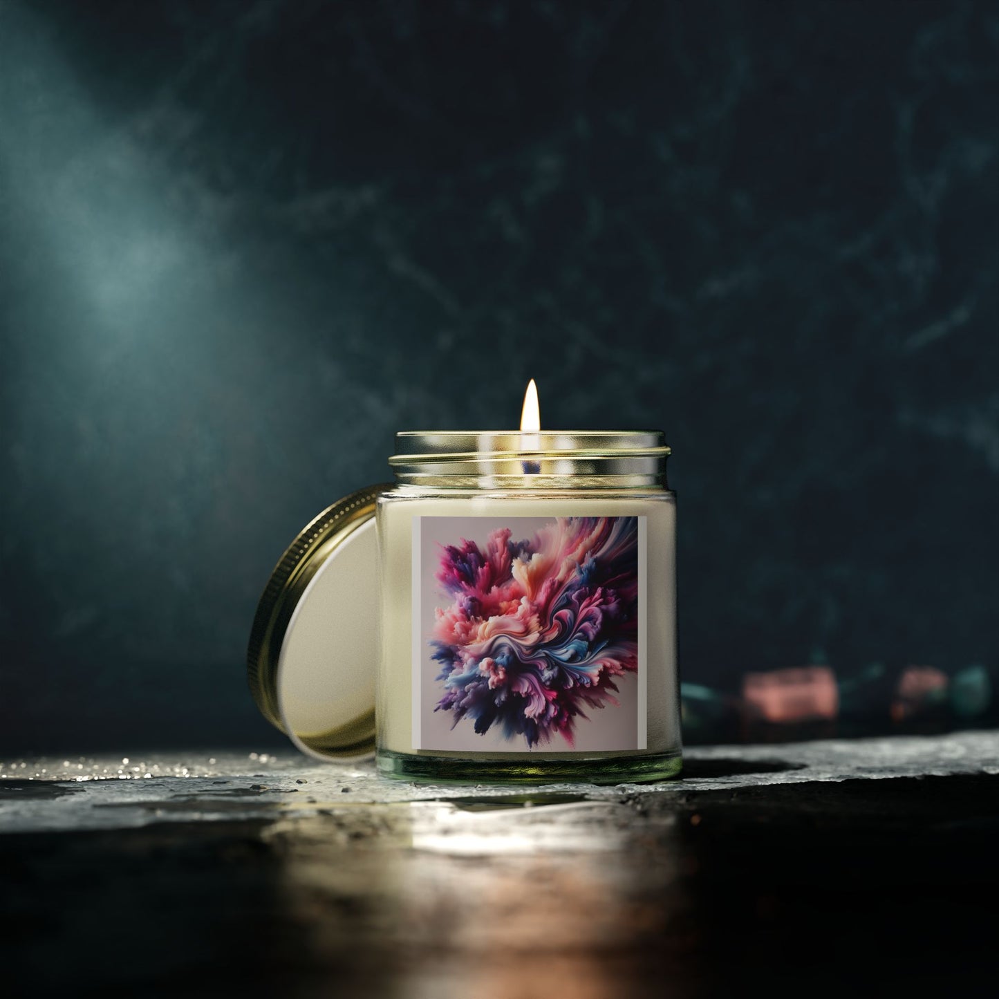 Artistic Scented Candles - Coconut Apricot Wax | Aromatic Decor for Home & Gifts